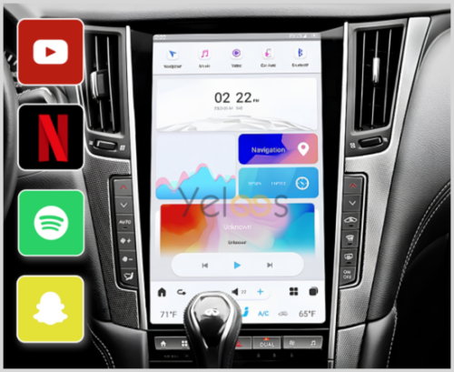 Yeloos Max - Tesla-Style Screen - Apple Carplay & Android Auto